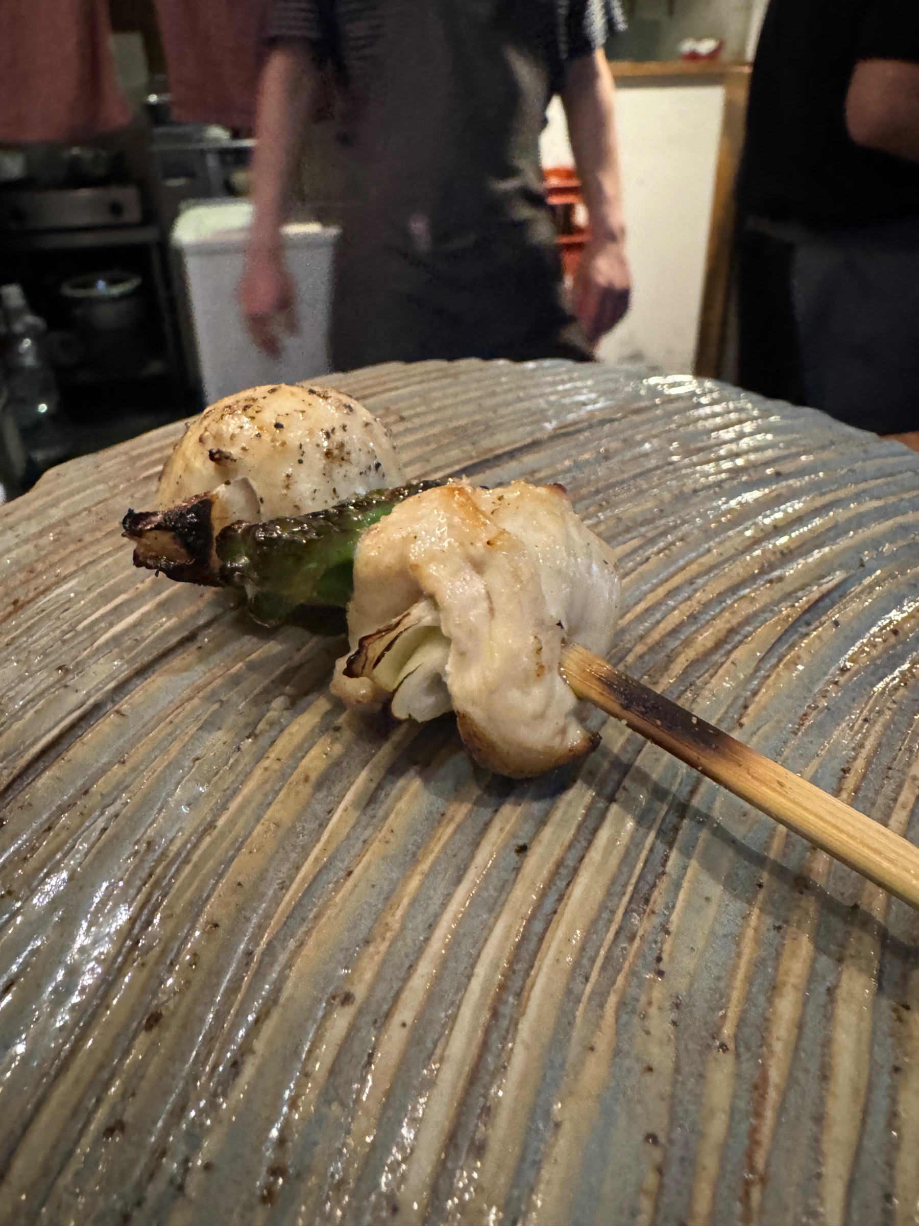 店主が焼く串